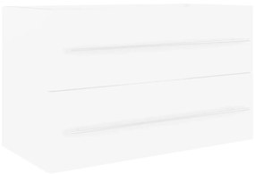 804701 vidaXL Dulap de chiuvetă, alb, 80x38,5x48 cm, PAL