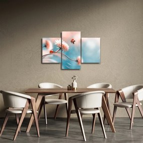 Tablou - Buburuze pe floare (90x60 cm)