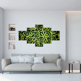 Tablou cu flori de piatră (125x70 cm), în 40 de alte dimensiuni noi