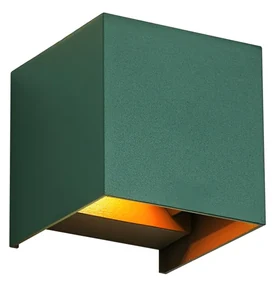 Lampă de perete de exterior verde închis, inclusiv LED IP54 - Edwin