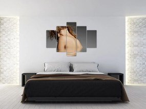 Tablou - Imaginea unei femei care face baie (150x105 cm)