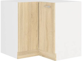 Dulap inferior de bucătărie, de colț Sylrona 89 x 89 DN 1F BB (alb + stejar sonoma). 1032963