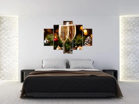 Tablou - Pahar de șampanie (150x105 cm)