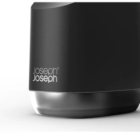Dozator de săpun lichid negru din plastic 350 ml Slim – Joseph Joseph