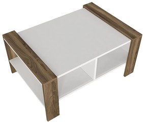 Masă de cafea Erica White Walnut
