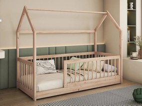 Pat pentru copii 90 cm Godna (Fag) (cu somieră). Promo -16%. 1103327