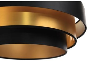 Lustr TRINITI pe cablu 1xE27/60W/230V negru/auriu