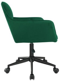 Fotoliu birou Hagris (smaragd + negru) . 1116358