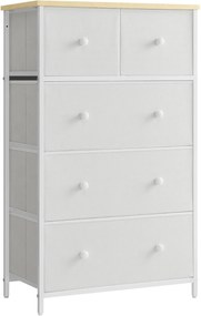 Comoda cu sertare HALLY 53x93 cm, stejar/alb