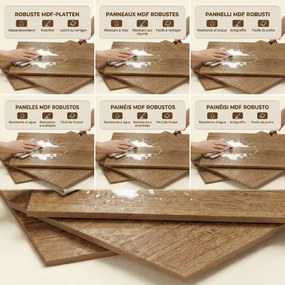 HOMCOM Divizor elegant cu design zigzag | Aosom Romania