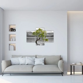 Tablou copacului în mijlocul lacului (90x60 cm)