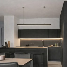 Brilagi - Pendul LED FULLDAY, 30/40/50W, 230V, 2700/4000/6000K, 150 cm, negru