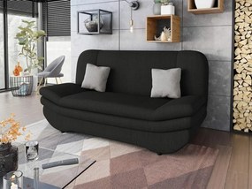 Canapea extensibilă Lehti (Negru + Gri) (cu sp. depozitare). 1105568