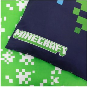 Lenjerie de pat pentru copii MINECRAFT HEROES colorata Dimensiune lenjerie de pat: 70 x 80 cm | 140 x 200 cm