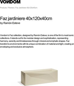 Ghiveci / Jardiniera plante design decorativ modern Faz CUBO PLANTER II