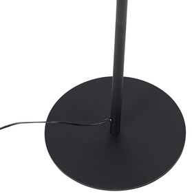 Lampa de podea de design neagra cu LED inclus cu dimmer tactil - Palka