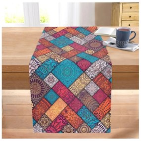 Napron de masă 40x130 cm Mandala Tiles – Mila Home