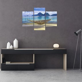 Tablou - Hamac pe plajă (90x60 cm)