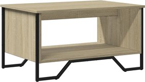 vidaXL Măsuță de cafea, stejar sonoma, 75x51x40 cm, lemn prelucrat