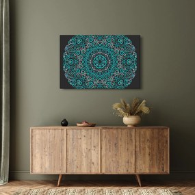 Tablou cu abstracție ornamentală (90x60 cm)