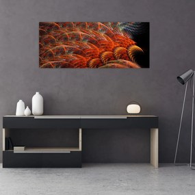 Tablou - Pene de imitație abstractă (120x50 cm)