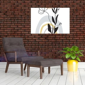 Tablou - Flori într-o vază N⁰1 (90x60 cm)