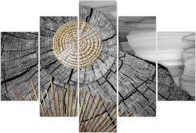 Tablou - Trunchiul copacului colaj (150x105 cm)