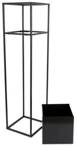 Suport pentru flori 90x24 cm, negru