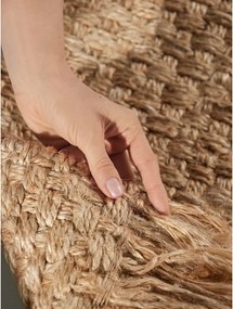 Covor tip traversă în culoare naturală reversibil/țesut manual din iută 80x200 cm Fjord – Hanse Home