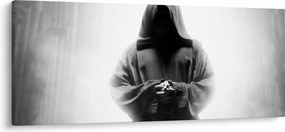 Tablou - Un călugăr într-o mănăstire (120x50 cm)