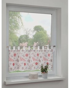 Perdea albă-roz 135x45 cm Rose – Sehlbach