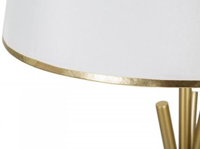 Lampadar auriu / alb din metal, soclu E27, max 40W, Ø 61 cm, Triply Mauro Ferreti
