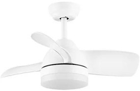 Lustra LED cu Ventilator si telecomanda NERINA alb