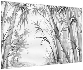 Tablou - Pădure de bambus (90x60 cm)