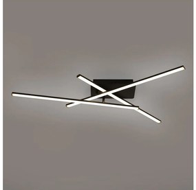 Brilagi - Plafonieră LED STRIPES, 30W/230V, neagră
