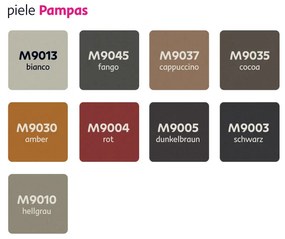 colţar, piele Pampas Amber M9030, stânga, LIBERA NEW