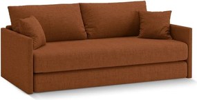 Canapea teracotă extensibilă cu tapițerie din chenille 209 cm Shannon – Cosmopolitan Design