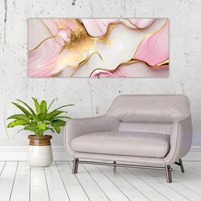 Tablou - Design de marmură (120x50 cm)