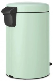 Cos de gunoi cu pedala Brabantia NewIcon 1008843, 12 L, Inchidere lina, Baza antiderapanta, Verde deschis