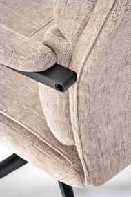 Scaun de birou Adriano stofa bej H110 cm