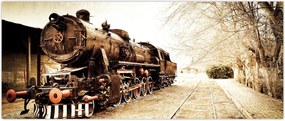 Tablou - Locomotiva istorică (120x50 cm)