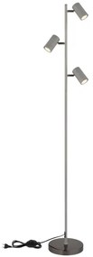 Lampadar Globo 57911SS ROBBY 3xGU10/5W/230V gri