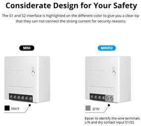 Switch Smart Wifi Mini-R2, 10A, Sonoff