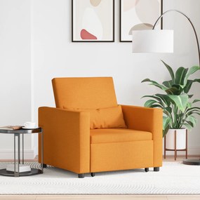 vidaXL Sofa Pat Unilaterala Galben închis 90 x 165 x 87 cm țesătură
