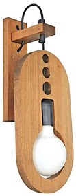 Aplica de perete rustica fabricata manual din lemn MELISSA