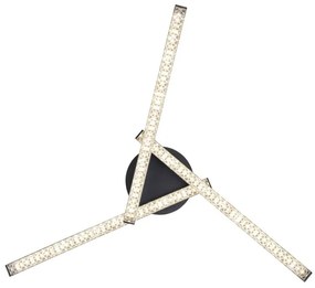 Plafoniera LED design modern Jules negru