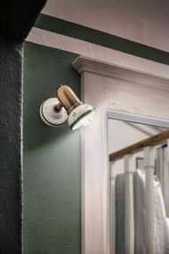 Aplica cu spot realizata manual din ceramica SAVONA