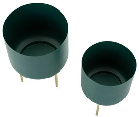 Ghivece decorative 2 buc. din metal ø 20 cm Grent – Mauro Ferretti