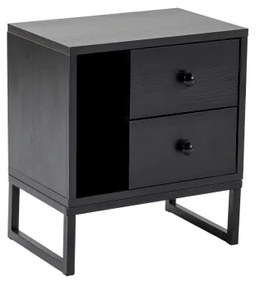 Noptieră GLIMMER 50x45,2 cm negru