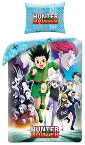 Hunter X Hunter Light and Shadow set lenjerie de pat 140×200cm, 70×90 cm microfibră